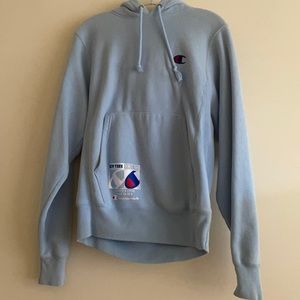 Sky blue champion hoodie